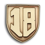 18 Lapel Pin