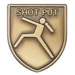 Shot Put Lapel Pin