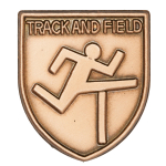 Track & Field Lapel Pin