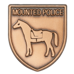 Mounted Police Lapel Pin