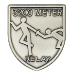 3200 M Relay Lapel Pin