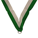 Green & White 7/8"X32" Ribbon