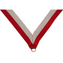 Red & White 7/8"X32" Ribbon