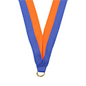 Blue & Orange 7/8"X32" Ribbon