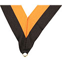 Black & Orange 1 1/2"X32" Ribbon