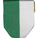 Green & White Pin Drape