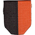 Black & Orange Pin Drape