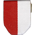 Red & White Pin Drape