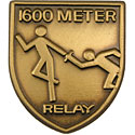 1600 M Relay Lapel Pin