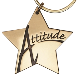 Attitude Star Key Tag