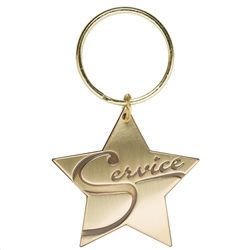 Service Star Key Tag