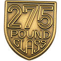 275 LB Lapel Pin