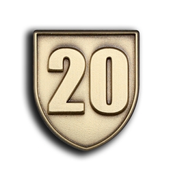 20 Lapel Pin