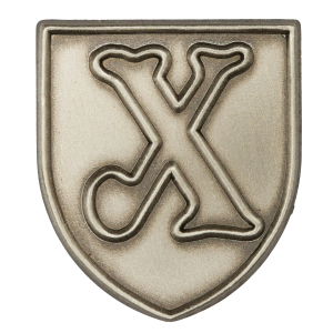 X Lapel Pin