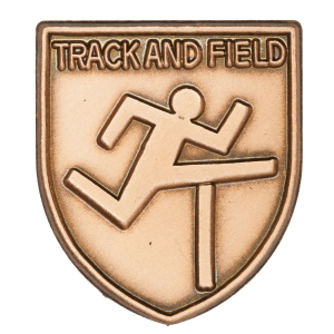 Track & Field Lapel Pin