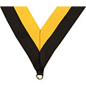 Black & Gold 1 1/2"X32" Ribbon