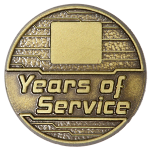 Engraveable Years of Service Pin