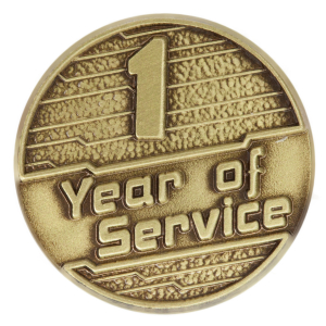 1 Year of Service Pin
