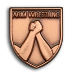 Arm Wrestling Lapel Pin