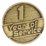 1 Year of Service Pin