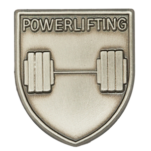 Power Lifting Lapel Pin