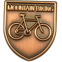 Mountain Biking Lapel Pin